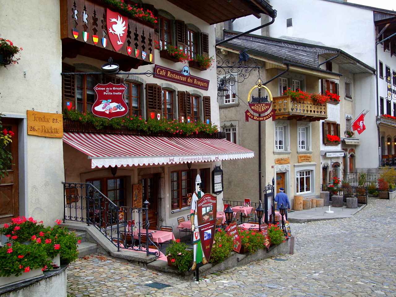 Gruyeres old town
